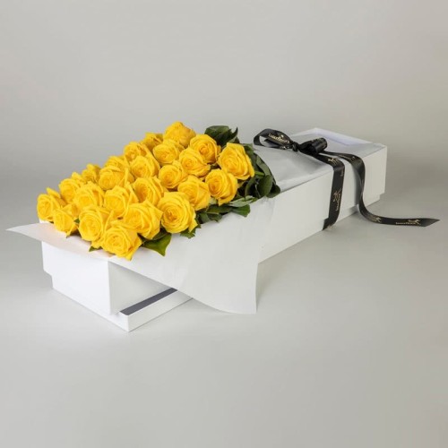 Everlasting Lovely Roses in Yellow